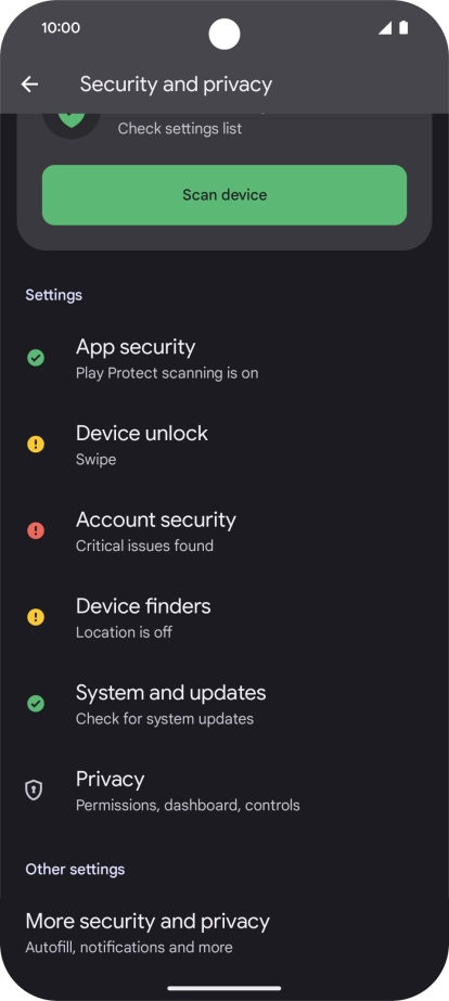 Press More security and privacy. Press More security and privacy.