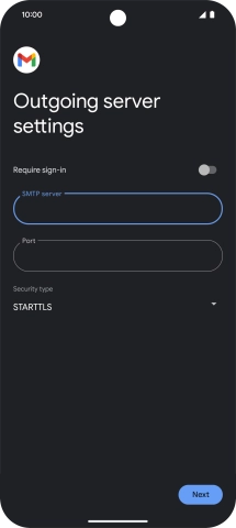Press the field below 