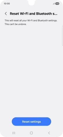 Press Reset settings.