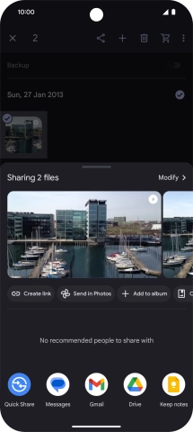Press Drive. Press Drive.