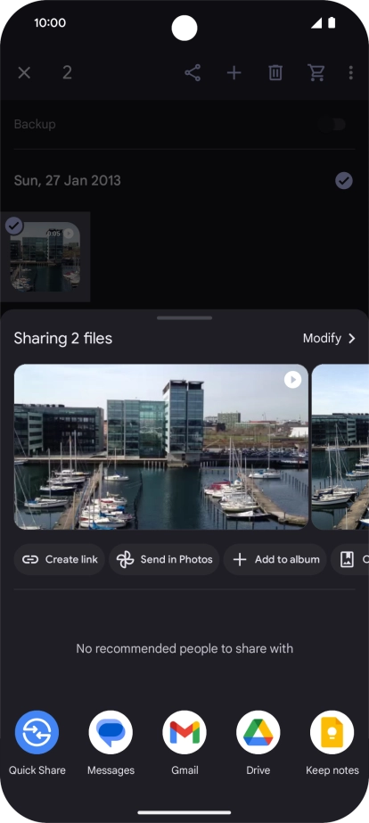 Press Drive. Press Drive.