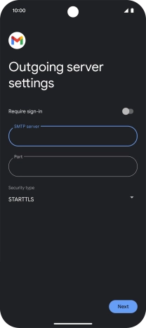 Press the field below 