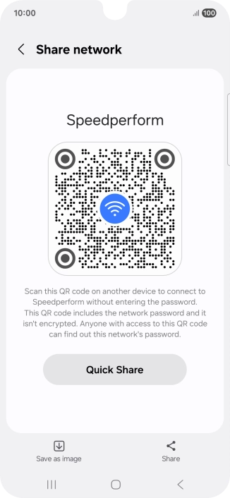 Place the QR code inside the camera frame on the other device to scan the code.