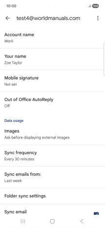 Press Account name and key in the required name.