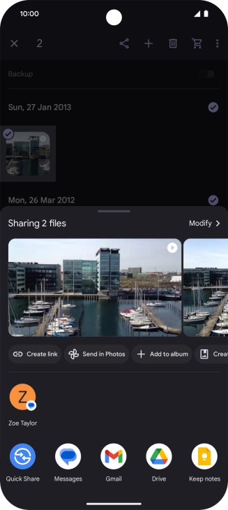 Press Drive. Press Drive.