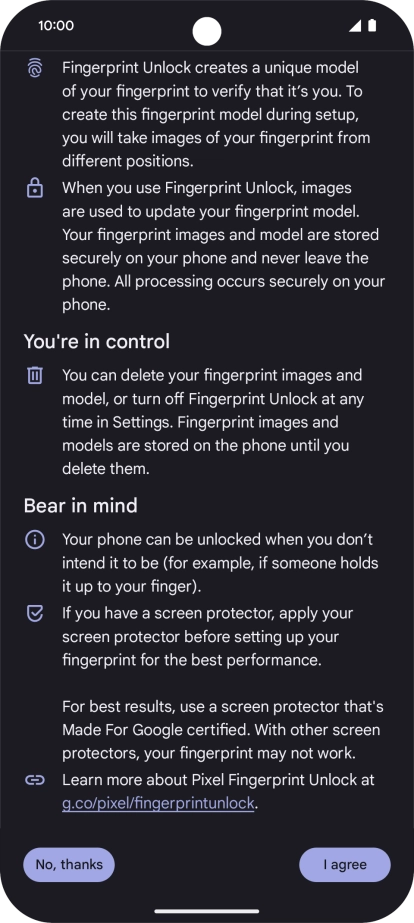 Press I agree. Press I agree.