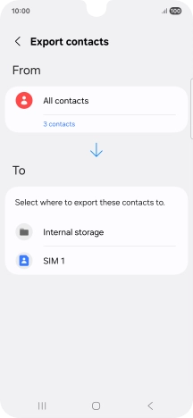 Press the name of the SIM. Press the name of the SIM.