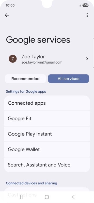 Press Search, Assistant and Voice.