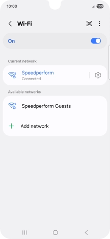 Press the Home key to return to the home screen.