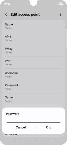 Key in wap and press OK. Key in wap and press OK.