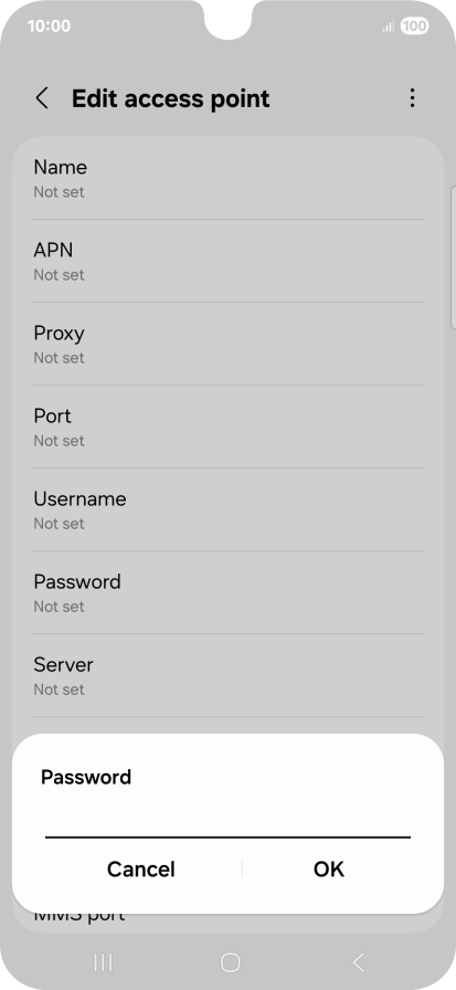 Key in wap and press OK. Key in wap and press OK.