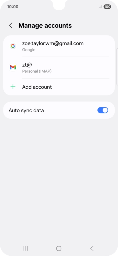 Press the Home key to return to the home screen.