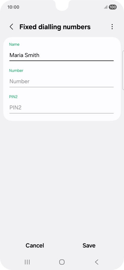 Press Number and key in the required phone number. Press Number and key in the required phone number.