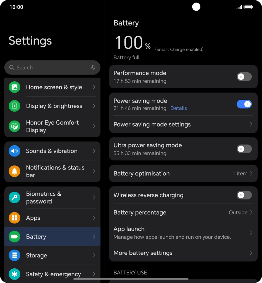 Slide your finger upwards starting from the bottom of the screen to return to the home screen.