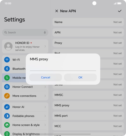 Key in 212.183.137.012 and press OK. Key in 212.183.137.012 and press OK.