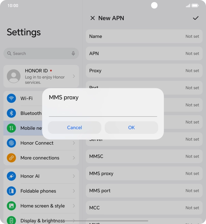 Key in 212.183.137.012 and press OK. Key in 212.183.137.012 and press OK.