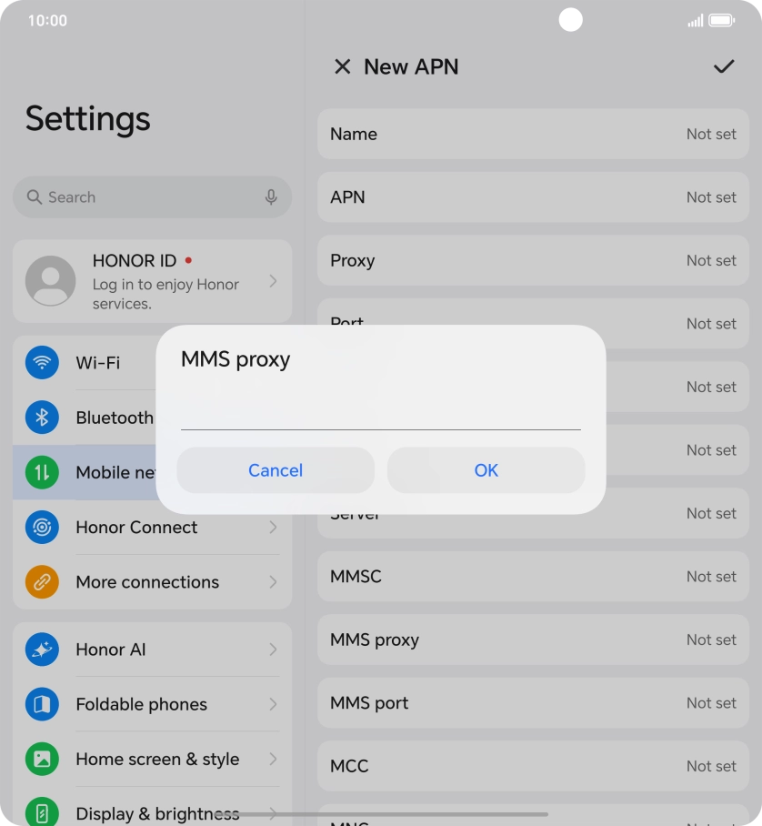 Key in 212.183.137.012 and press OK. Key in 212.183.137.012 and press OK.