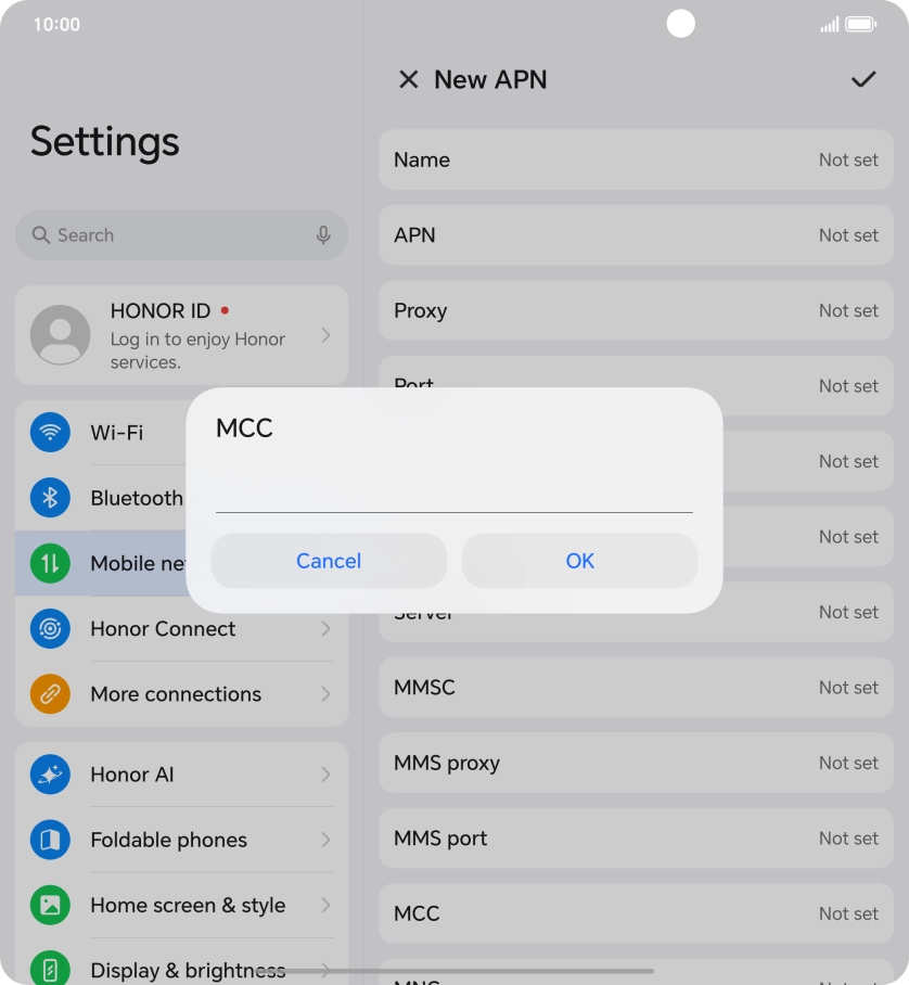 Key in 234 and press OK. Key in 234 and press OK.