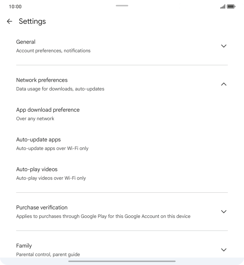 Press Auto-update apps. Press Auto-update apps.