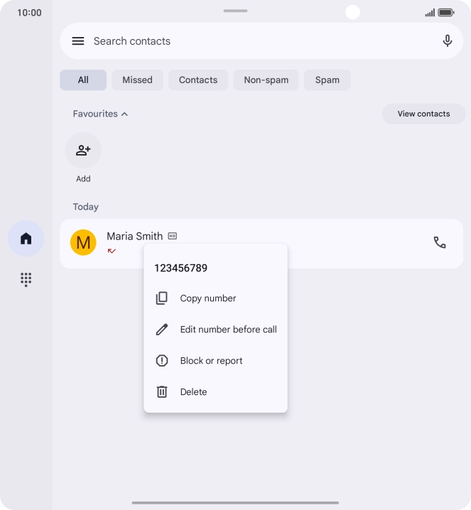 Press Block/report spam. Press Block/report spam.