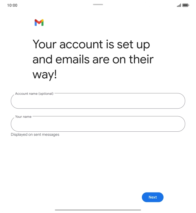 Press the field below 