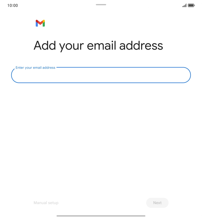 Press the field below 