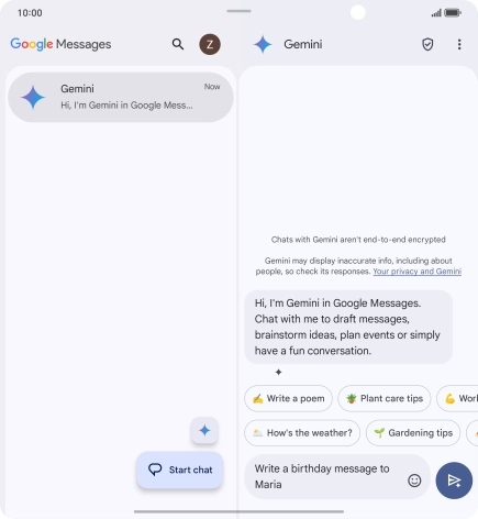 Write or say in your own words which topic you would like to use.