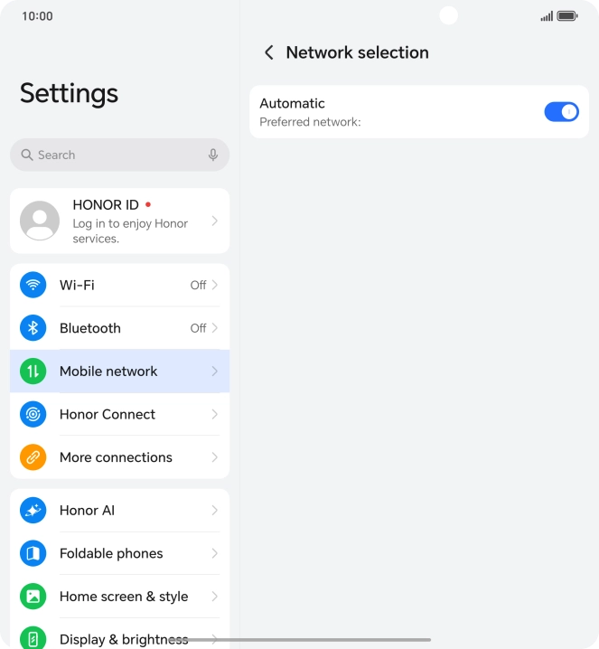 Press the indicator next to Press the indicator next to