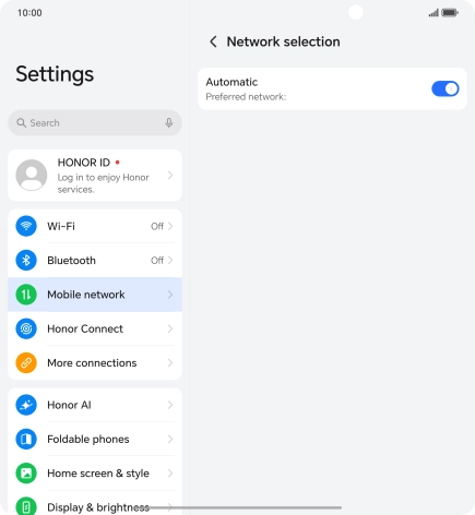 Press the indicator next to Press the indicator next to