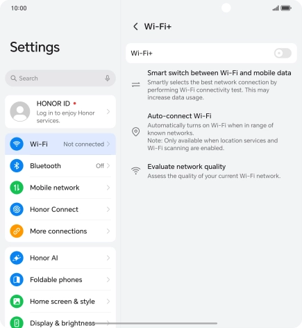 Press the indicator next to Press the indicator next to