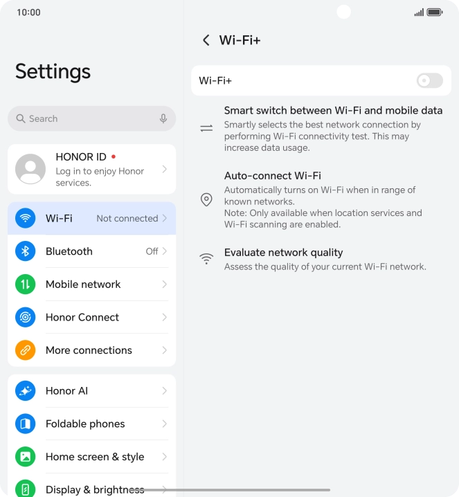 Press the indicator next to Press the indicator next to