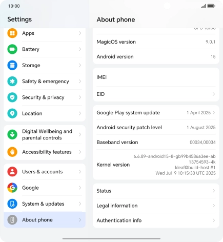 Press EID to see your phone’s EID number. Press EID to see your phone’s EID number.