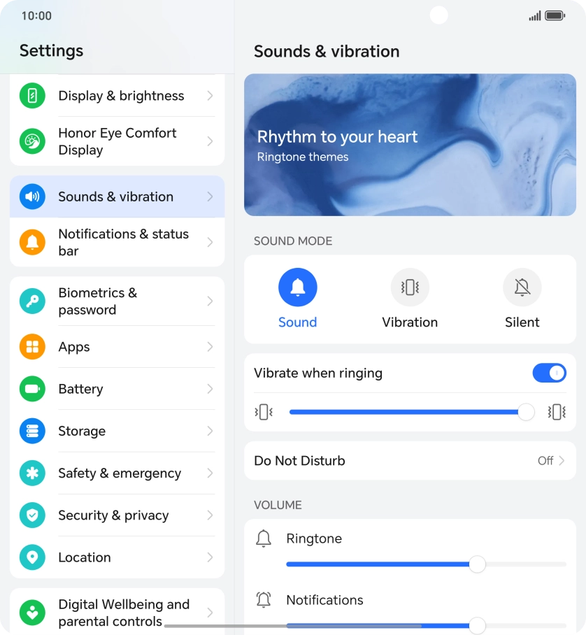 Press Do Not Disturb. Press Do Not Disturb.