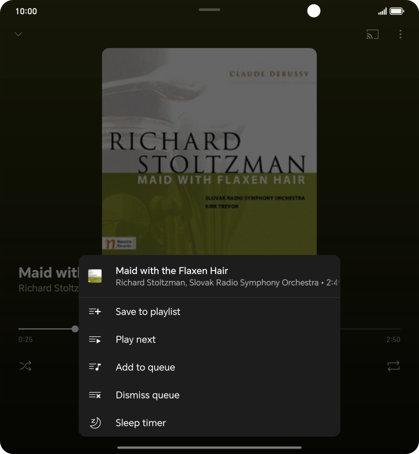 Press the add icon. Press the add icon.