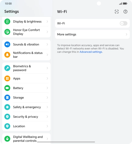 Press Display & brightness. Press Display & brightness.