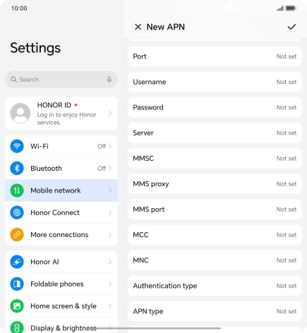 Press MNC. Press MNC.