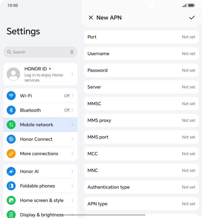 Press MNC. Press MNC.