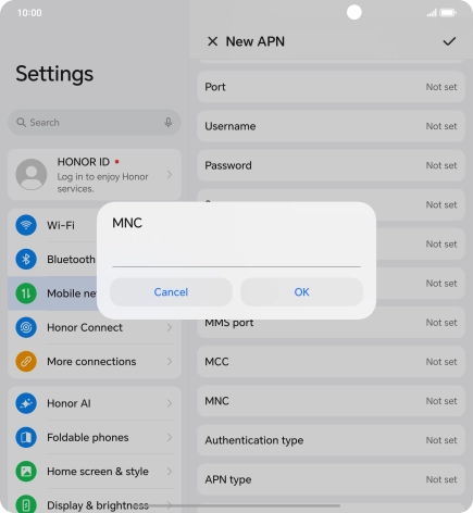 Key in 15 and press OK. Key in 15 and press OK.