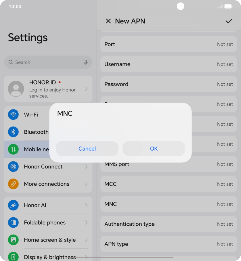 Key in 15 and press OK. Key in 15 and press OK.