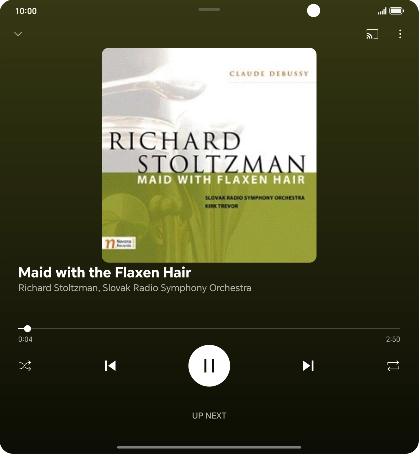 Press arrow right to go to the next audio file. Press arrow right to go to the next audio file.