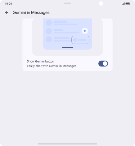 Press arrow left the necessary number of times to return to the list of messages.