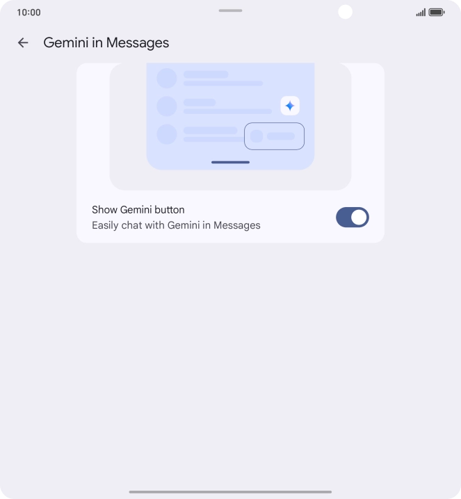 Press arrow left the necessary number of times to return to the list of messages.