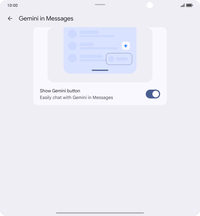 Press arrow left the necessary number of times to return to the list of messages.