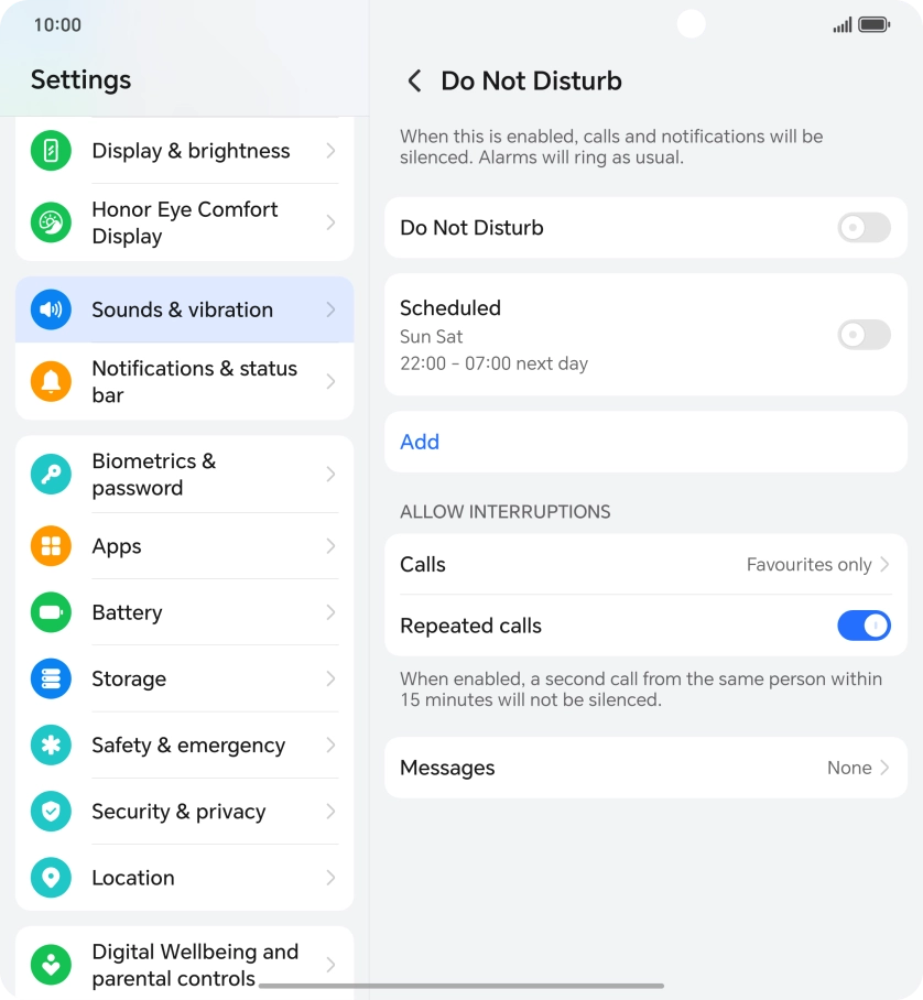 Press the indicator next to Press the indicator next to