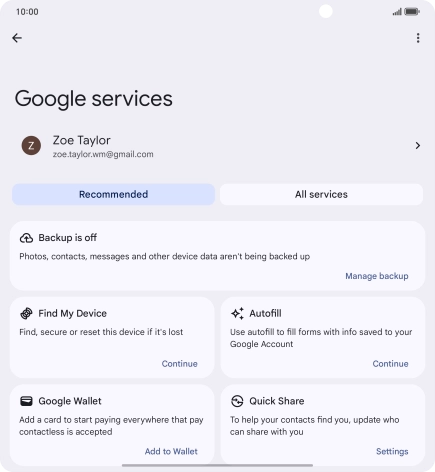 Press Find My Device.