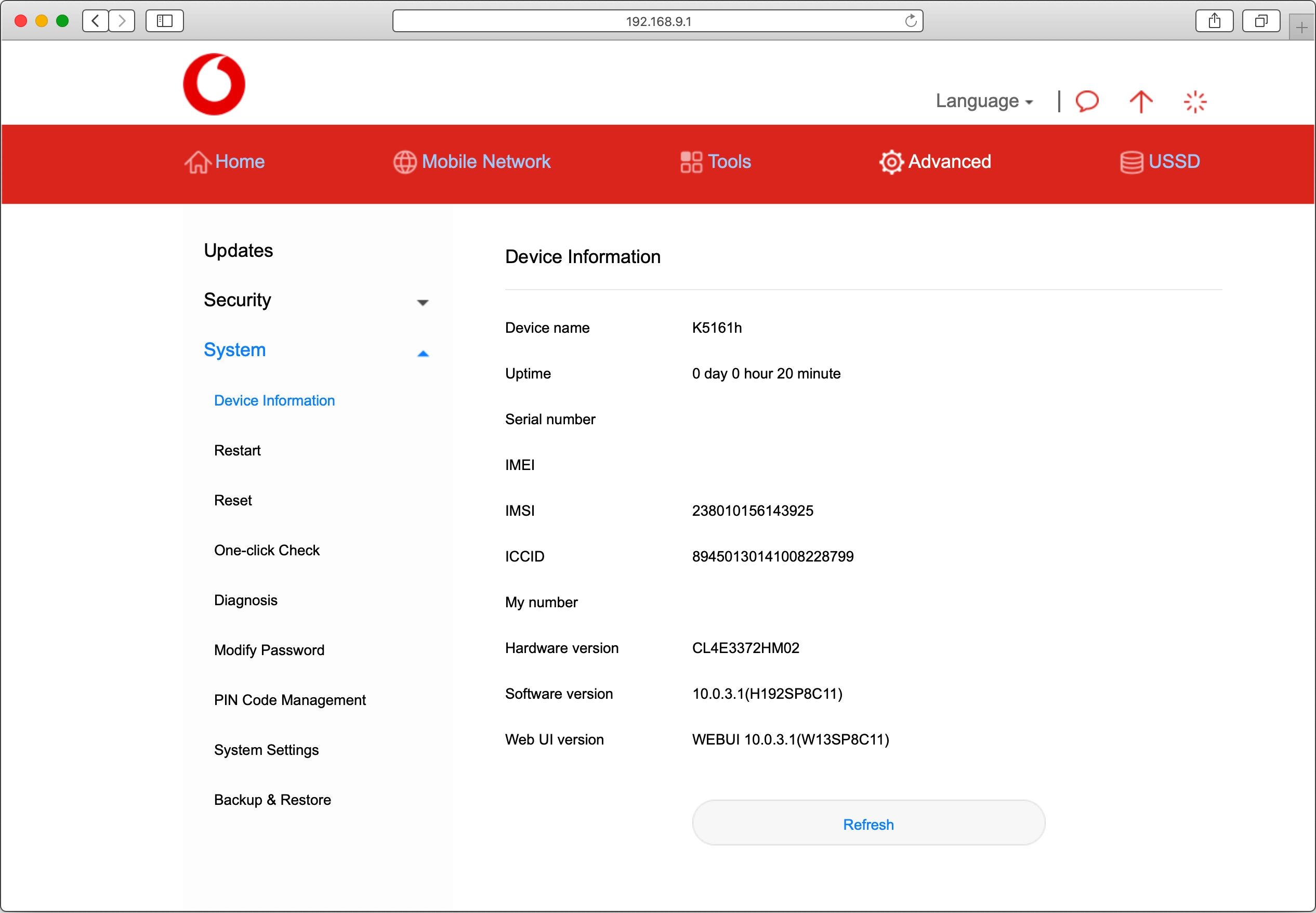 Click PIN Code Management.