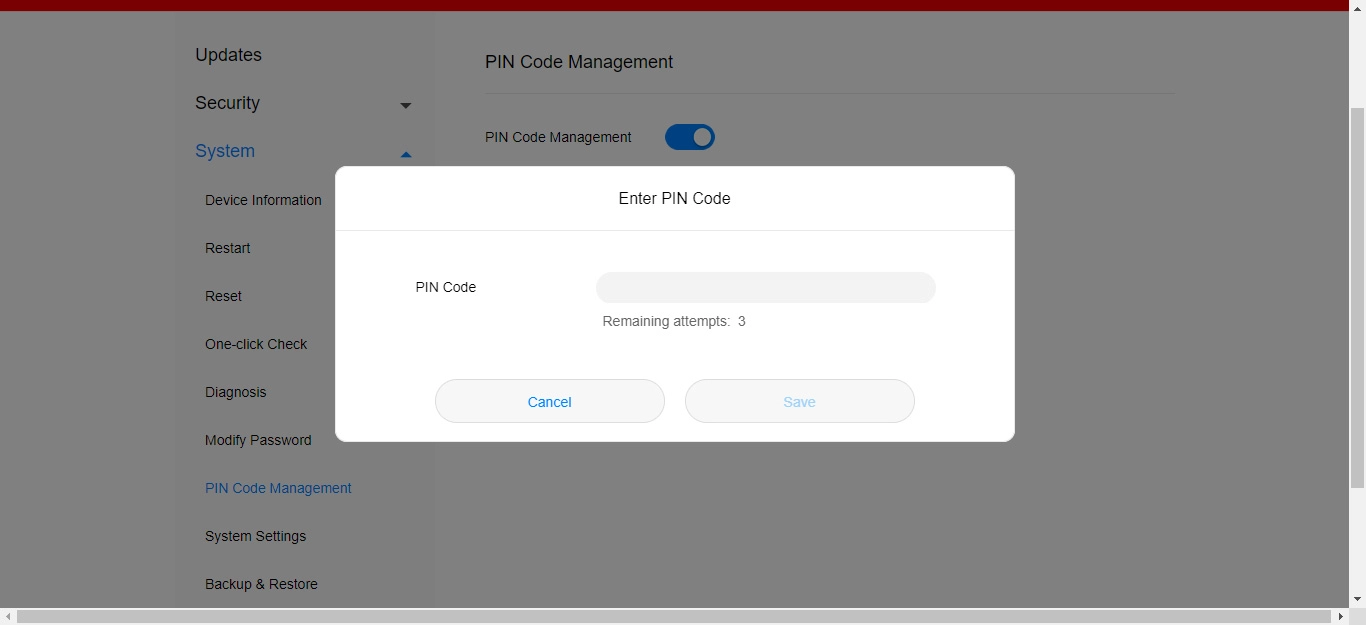 Click the field next to 