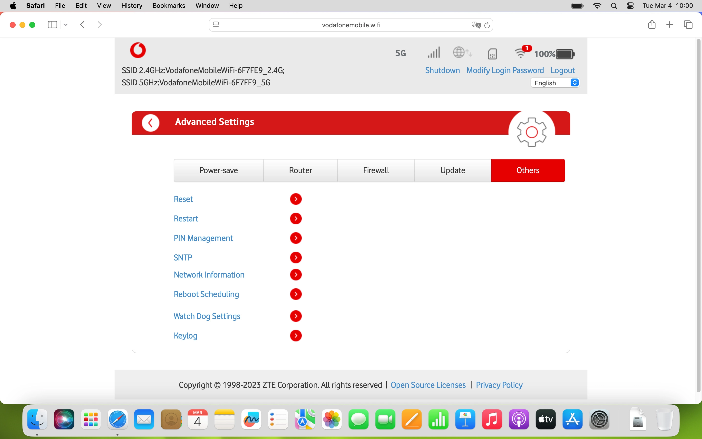 Click PIN Management.