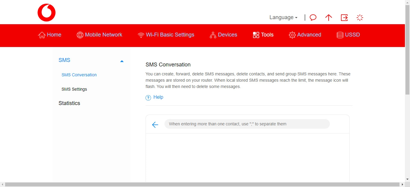 Click the recipient input field and key in the number of the recipient.