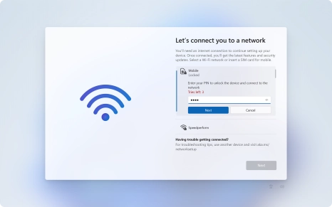 Key in your PIN and click Next.